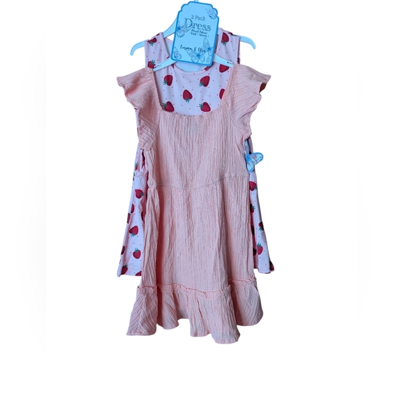 Emma & Elsa 2 Pc girl  kni+waven dress Size 6xNWT - Picture 1 of 7